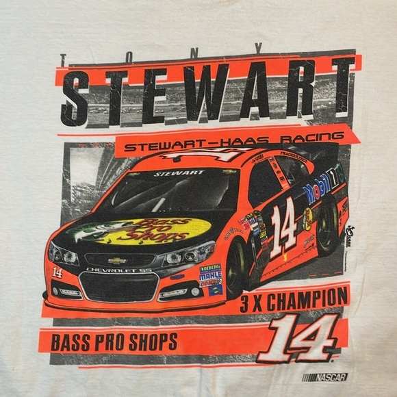 Tony Stewart‎ NASCAR Chase Authentic’s Racing Graphic Tee Unisex Size XL - Picture 3 of 5